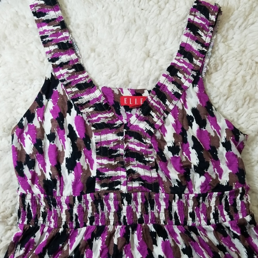 ELLE BRUSHSTROKE TANK TOP SIZE SMALL, NWT!♡